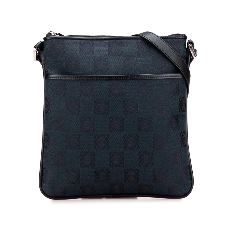 Loewe Schultertasche Anagram Canvas Crossbody blau