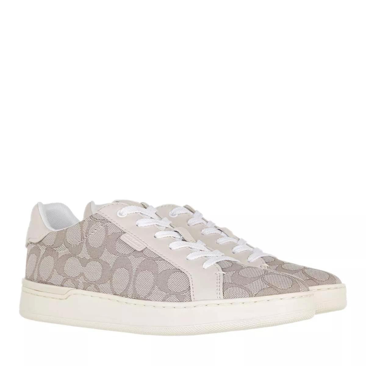 Coach Lowline Jacquard Beige lage top sneaker