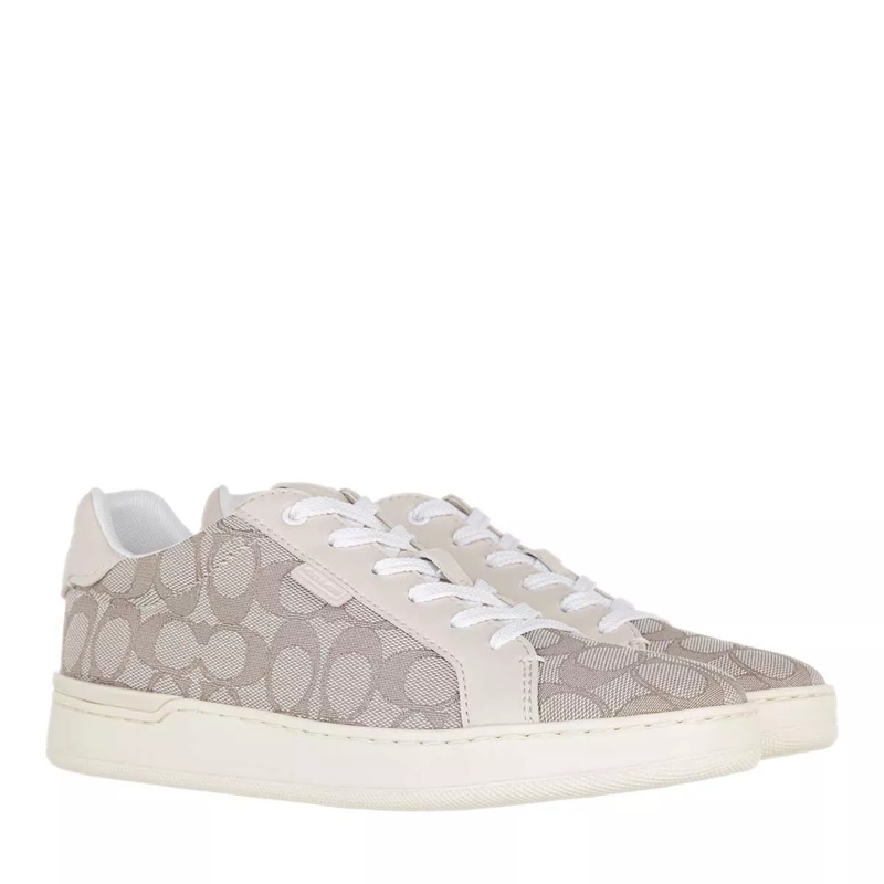 Coach Low-Top-Sneaker Lowline Jacquard Beige