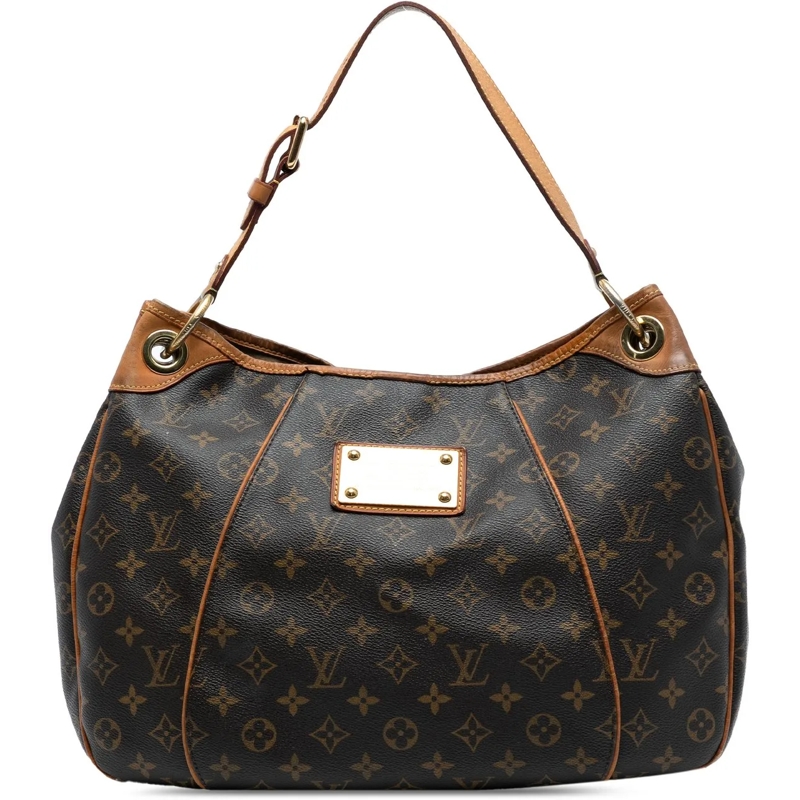 Louis Vuitton Schultertasche Monogram Galliera PM braun