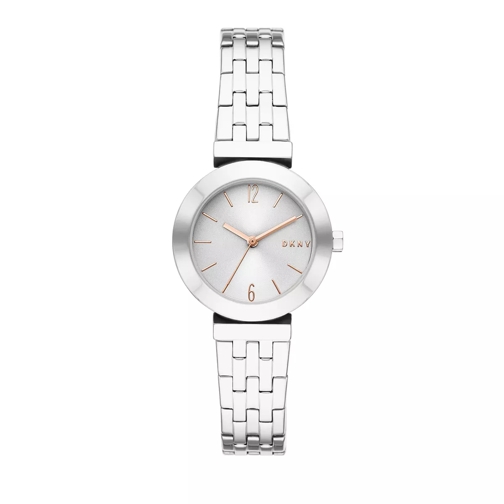 DKNY Women's Stanhope Three-Hand Stainless Steel Watch  Silver Dresswatch