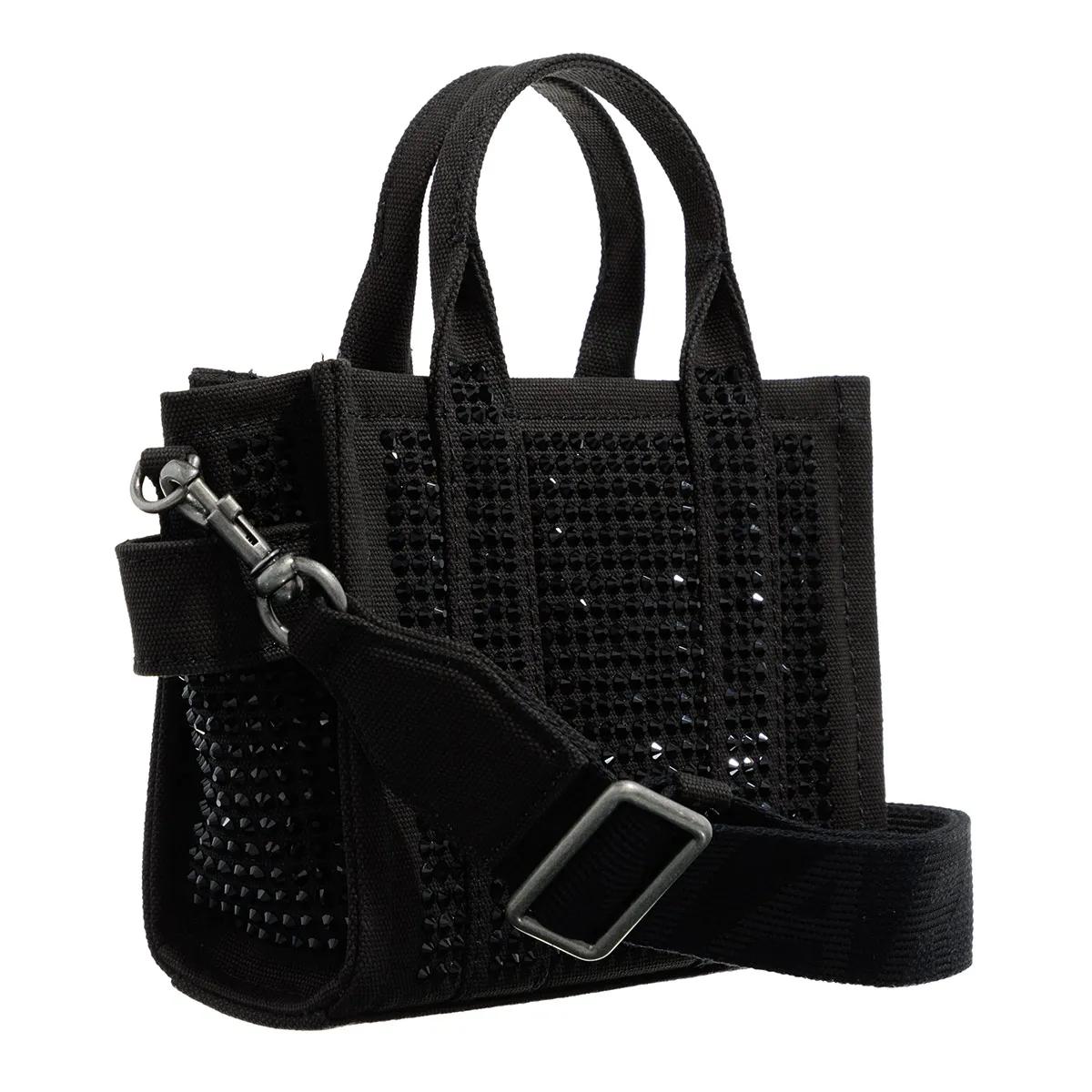 Marc Jacobs Zwarte schoudertas met strass design Black Dames