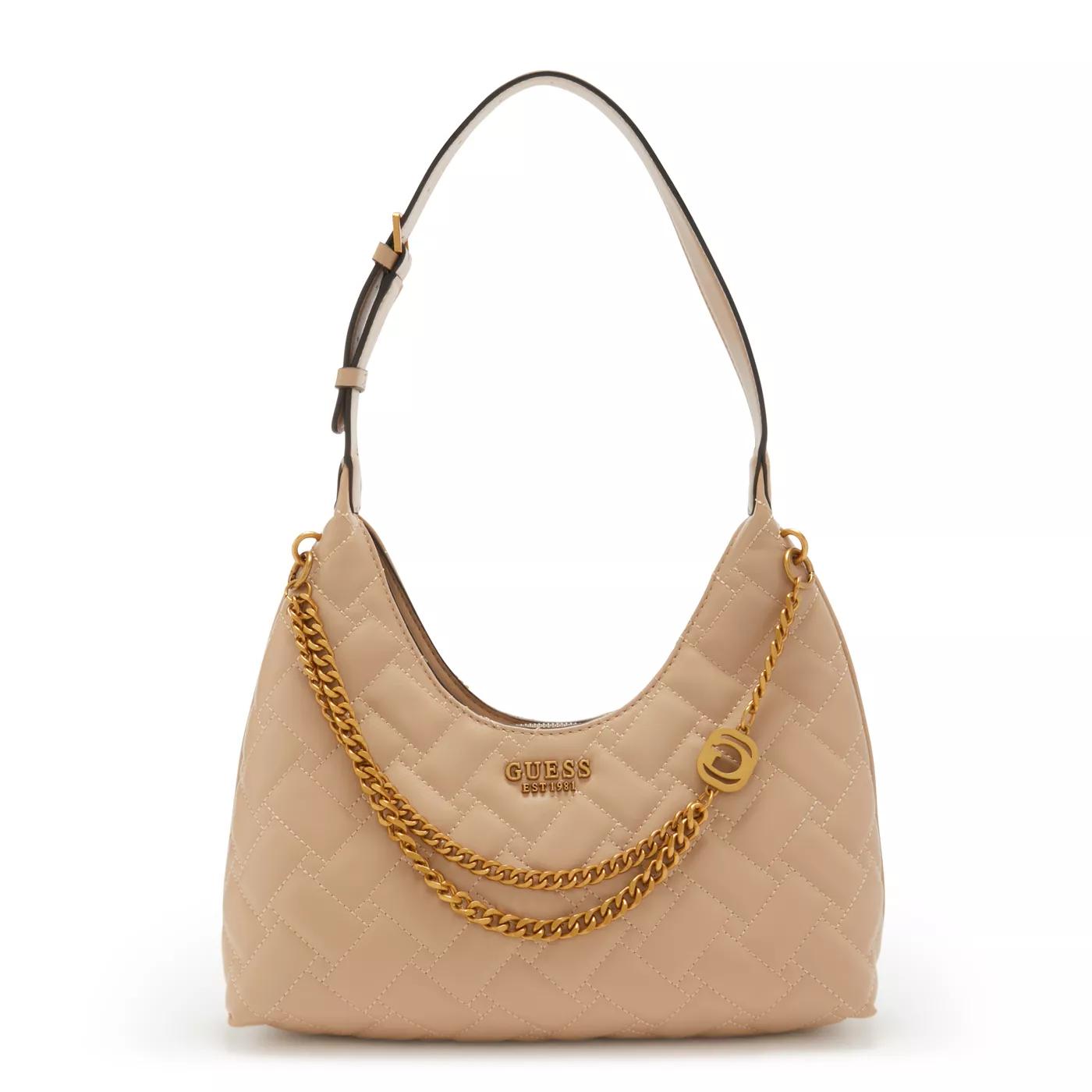 Guess Crossbody Bags - GUESS Gracelynn damen Schultertasche Beige HWQB89- - Gr. unisize - in Beige - für Damen