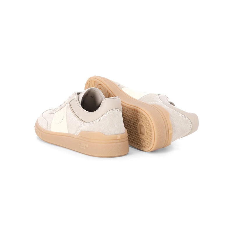 Valentino Garavani Schnürschuhe Sneaker aus Veloursleder beige(Image 3)