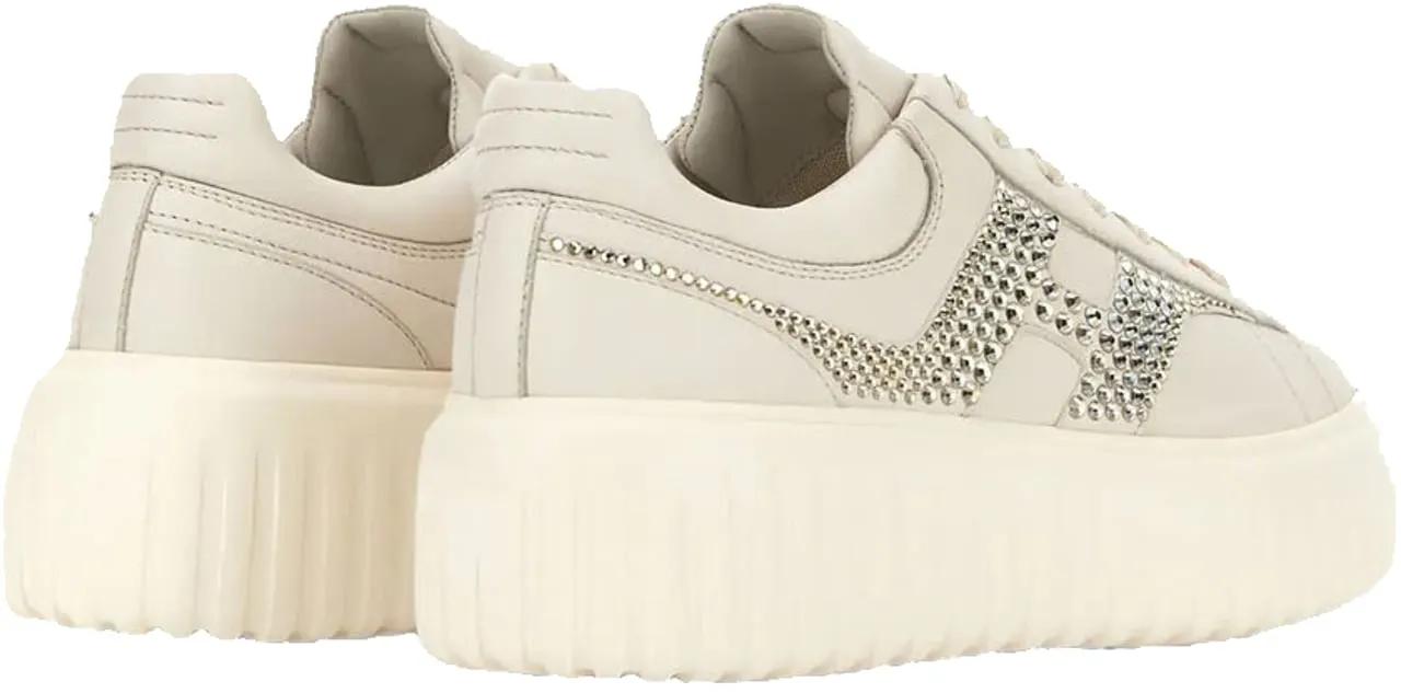 Thumbnail - Hogan Low-Top Sneaker - Flat Shoes Yogurt Bianco Marmo - Gr. 37 (EU) - in Weiß - für Damen