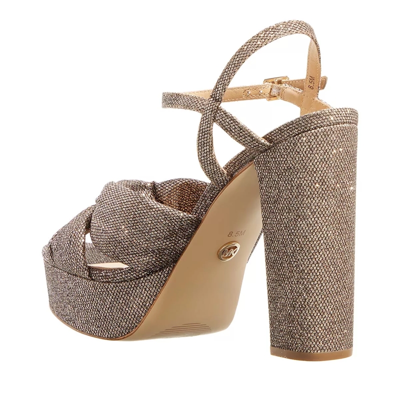 MICHAEL Michael Kors Sandales à lanières Josie Platform Gold(Image 2)