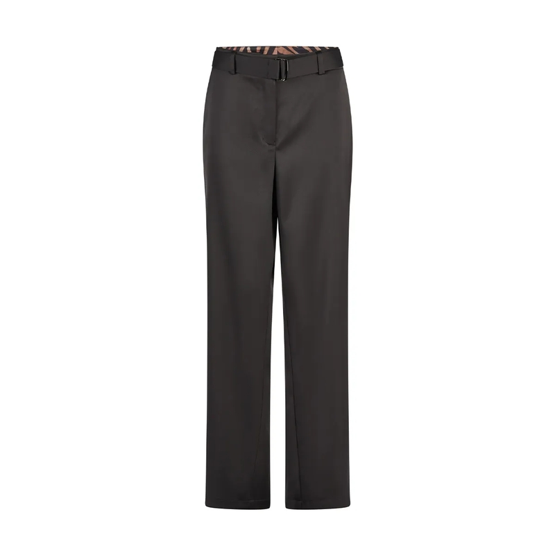 Marc Aurel Stoffhose Hose- angesetzter Bund- Eingrifftaschen mit Rei schwarz