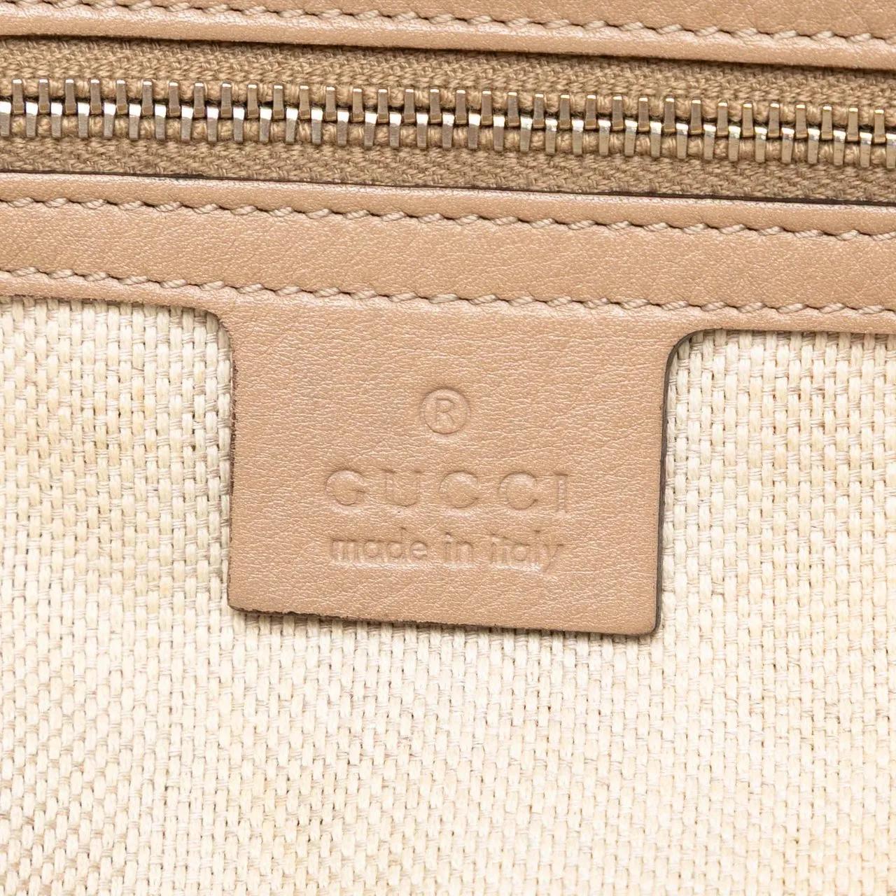 Thumbnail - Gucci Shopper - Medium GG Canvas Web Dressage Tote - Gr. unisize - in Braun - für Damen