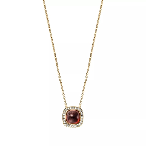 BELORO Necklace Diamond Garnet 14k Gold Mittellange Halskette