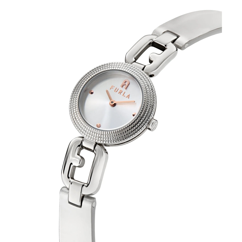 Furla Quarzuhr Quarz-Analoguhr Furla Arco Chain weiss(Image 3)