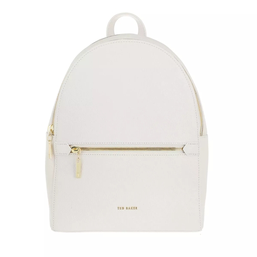 Ted Baker Cora Soft Leather Double Zip  Backpack Ivory Sac à dos