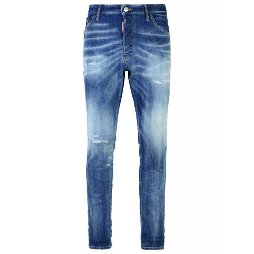 Dsquared2  Cool Guy' Blue Cotton Denim Jeans Blue