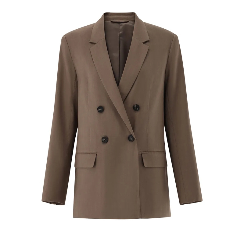 VAN LAACK Blazer Mantel Modern Fit Uni braun