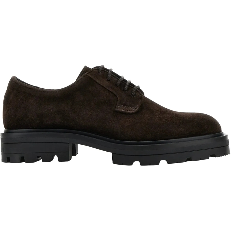 Hogan Slides Flat Shoes Palissandro braun