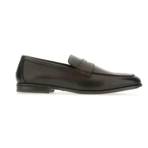 Doucal's Mocassin Brown Smooth Leather Loafers Brown