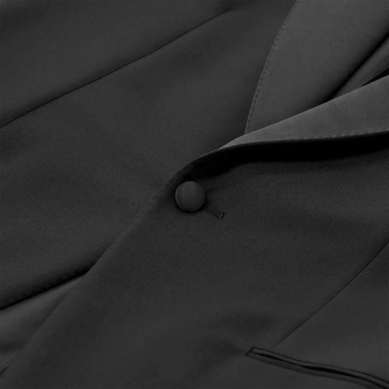 Emanuela Caruso Blazer Smoking Norma aus Wolle schwarz(Image 13)