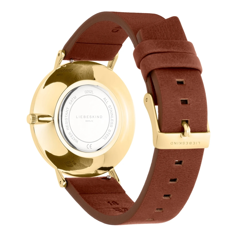 Liebeskind Berlin Quarzuhr Echtleder Keep Loving braun(Image 3)