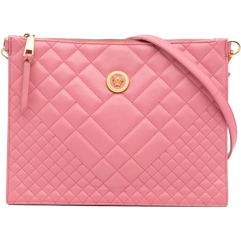 Versace Schultertasche Quilted Medusa Crossbody rose