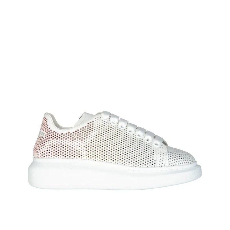 Alexander McQueen Sneaker basse Oversized Dotted Cut-Out Sneakers White