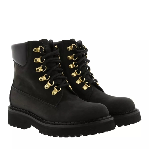 Moschino MK0 Boots Black Lace up Boots