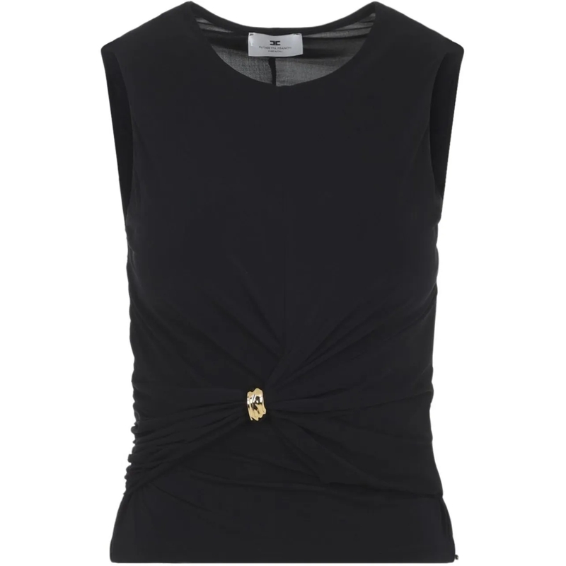 Elisabetta Franchi Top Top Black schwarz