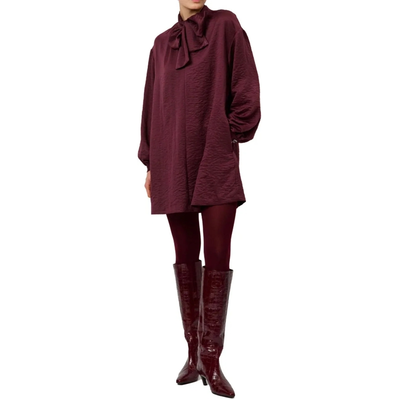 DANTE6 Midikleid Dante 6 Leigh Jurken Bordeaux 253122 rot(Image 2)