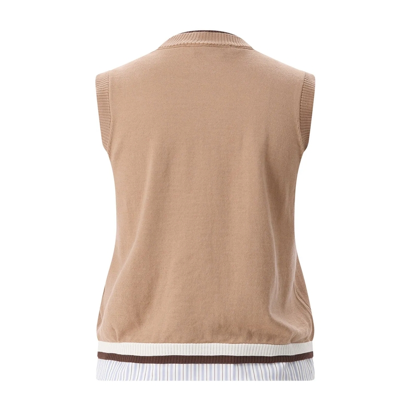 MSGM Top Top aus Merinowolle braun(Image 5)