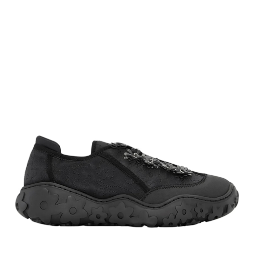 Cecille Bahnsen Low-Top Sneaker Alina Sneaker Embroidered Satin Black