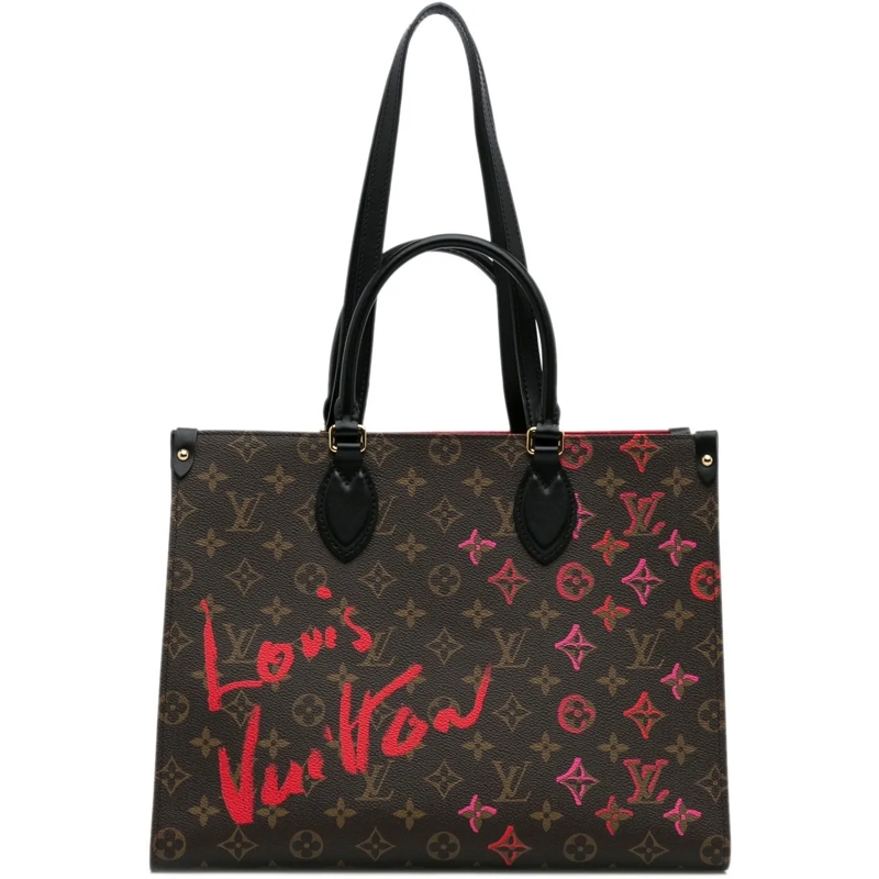 Louis Vuitton Shopper Limited Edition Monogram Fall In Love OntheGo Tote braun