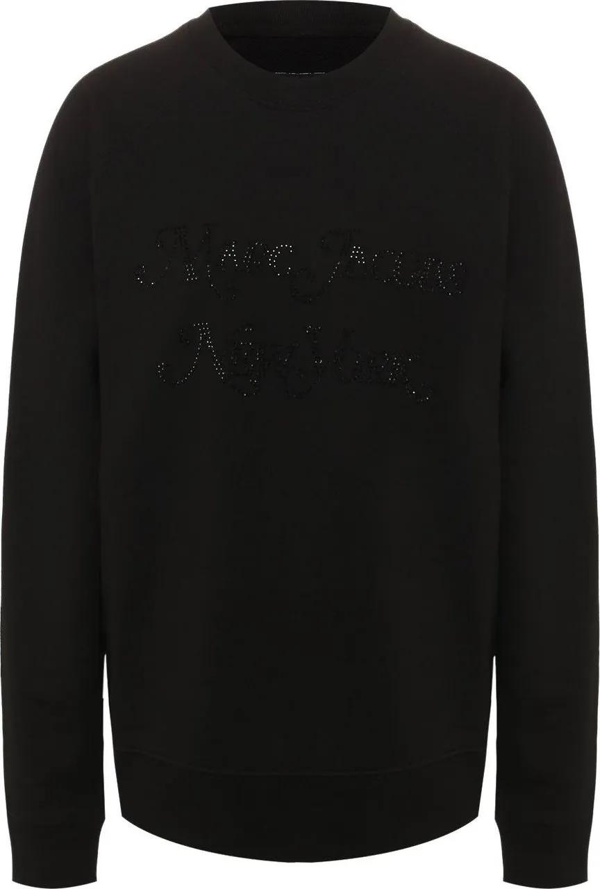 Thumbnail - Marc Jacobs - The Rhinestone Logo Sweatshirt - Größe M - schwarz