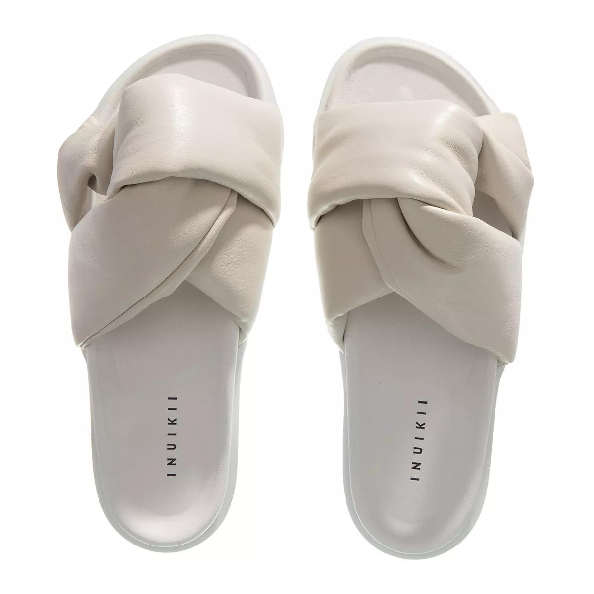 inuikii sandales, soft crossed en blanc - pour dames
