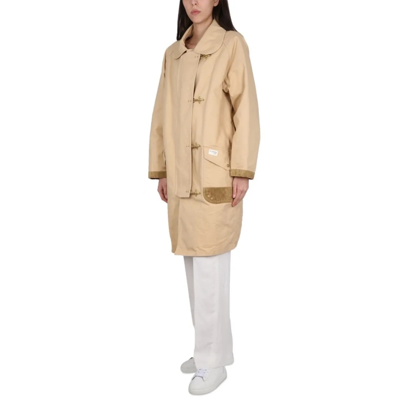 Fay Trenchcoat Four Hooks Caban Neutrals (Image 2)