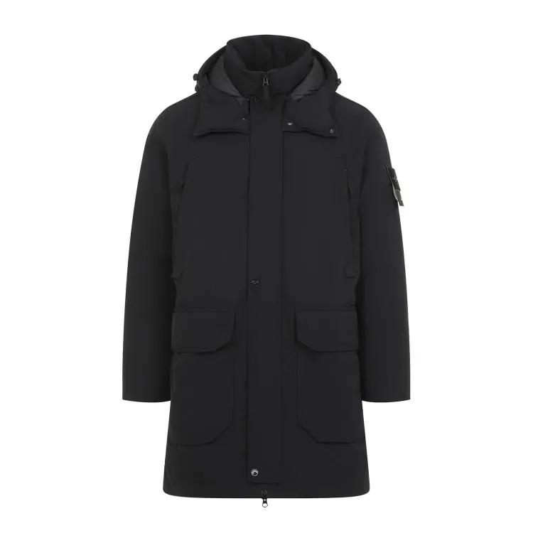 Stone Island - Rds Black Polyester Jacket - Größe L - schwarz