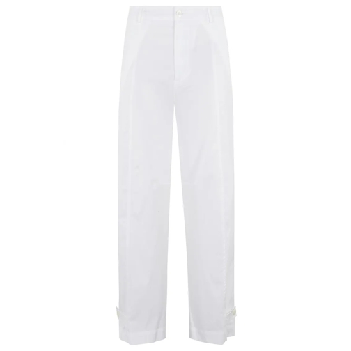 Semi Couture  Penelope High-Waisted Tailored Trousers With Adjus White