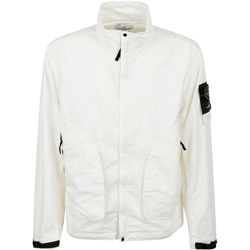 Stone Island Doudoune Coats Ivory weiß