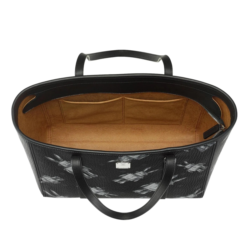 MCM Boodschappentas Mcm Toni Vi Shopper Med Bk Black(Image 7)