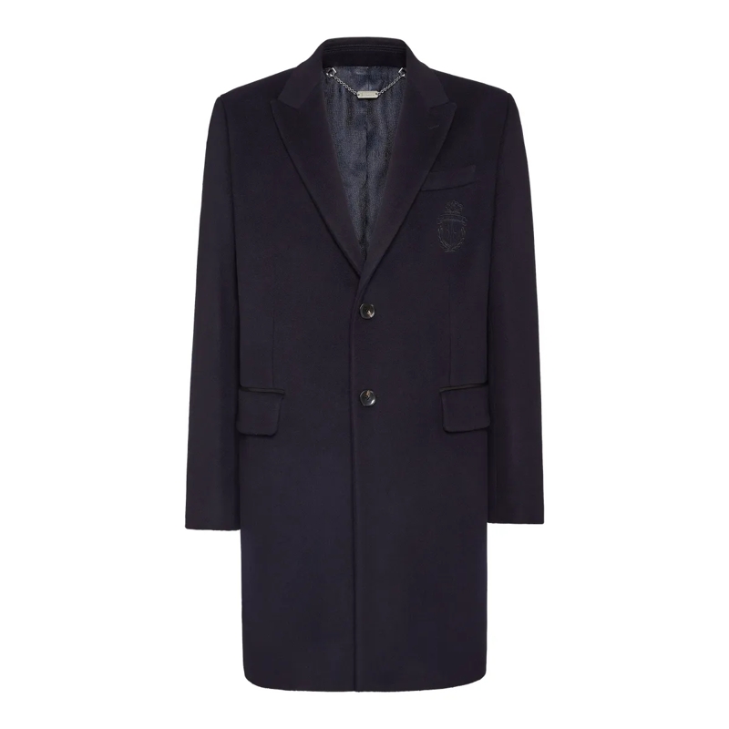 BILLIONAIRE Wintermantel Mantel dunkel-blau