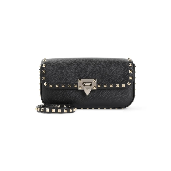 Medium rockstud leather crossbody bag online