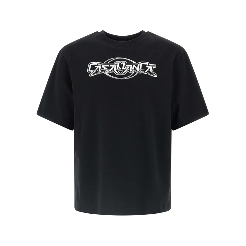 Casablanca T-Shirt Chrome' T-Shirt Black