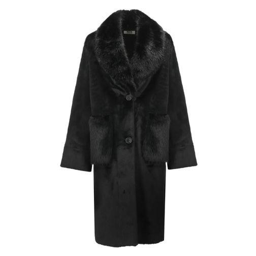 Betta Corradi  Faux Fur Coat Black