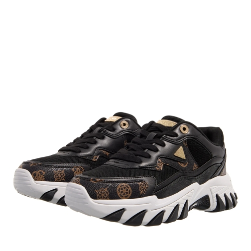 Guess Nowah Black Brown/Ochra Low-Top Sneaker