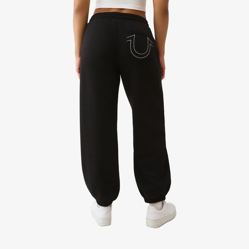 True Religion Jogginghose Sweathose STUDDED CARPENTER schwarz(Image 4)