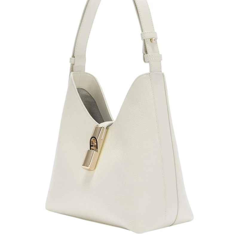 Furla Hobo Bag Furla Goccia S Hobo Panna(Image 3)