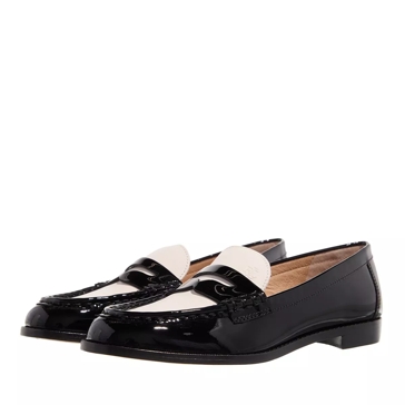 Black and white loafers ladies online