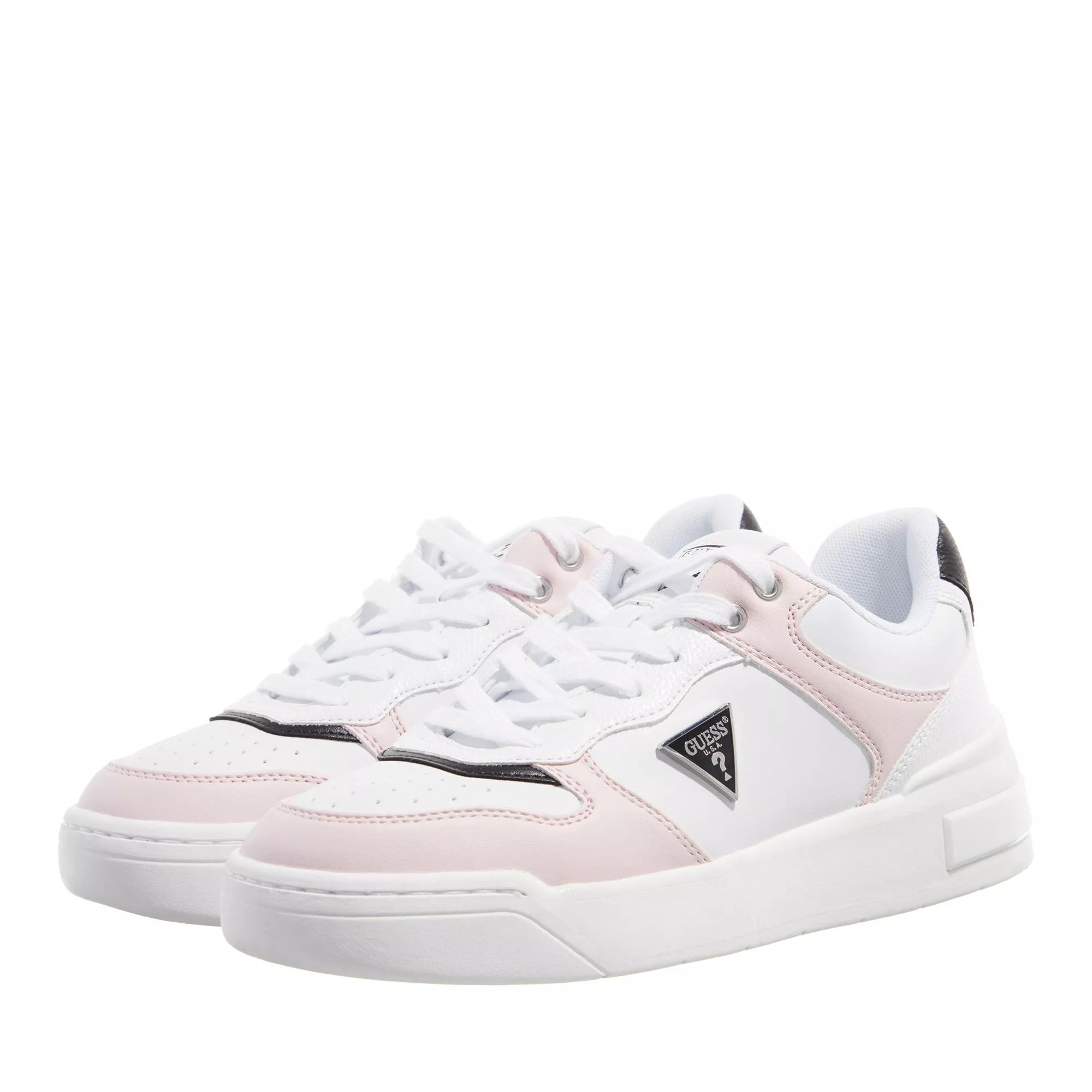 Guess Clarkz2 Sneaker White Light Pink lage top sneaker