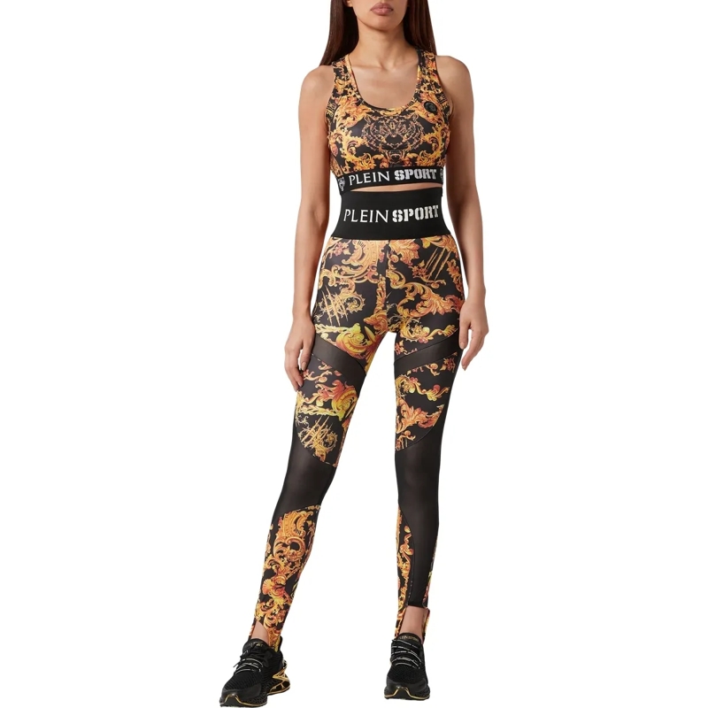 Plein Sport Leggings Leggings Baroque schwarz(Image 4)
