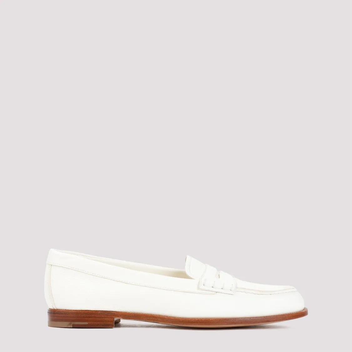 Thumbnail - Kara 2 Ivory Deer Leather Loafers - Gr. 36,5 (EU) - in Weiß
