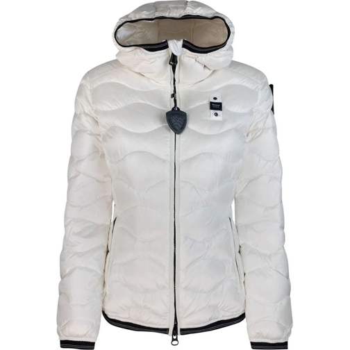 Blauer Vestes d'été Blauer Coats White weiß