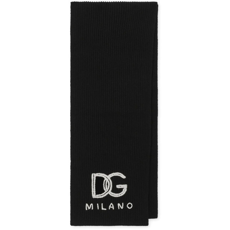 Dolce&Gabbana Écharpe en laine Scarfs Black schwarz