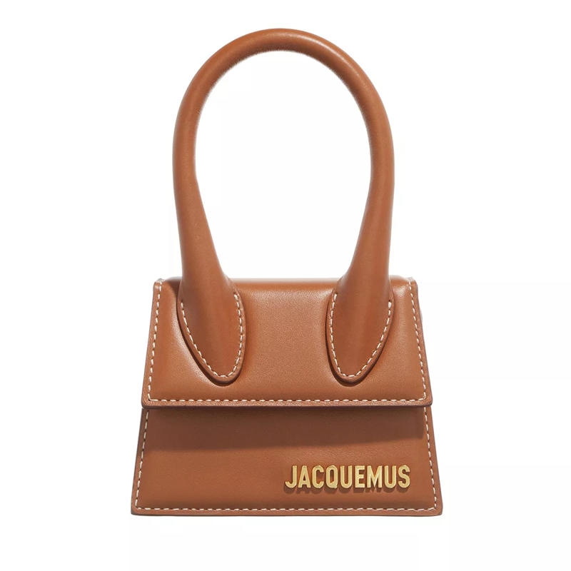 Jacquemus Mikrotasche Le Chiquito Top Handle Bag Leather Light Brown